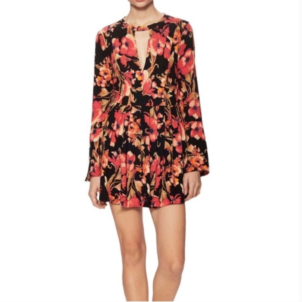 Free People Tegan Long Sleeve Mini Dress